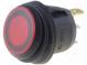 ROCKER  SPST  pol  2  OFF-ON  10A/24VDC  červená  IP65  LED 24VDC