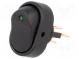 ROCKER  SPST  pol  2  OFF-ON  15A/24VDC  černá  LED 24VDC  -20÷85°C