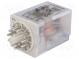 Relé  elektromagnetické  3PDT  Ucívky 110VDC  10A/250VAC  20A