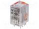 Relé  elektromagnetické  3PDT  Ucívky 230VAC  10A/250VAC  20A