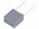 Kondenzátor  polyesterový  1uF  200VAC  400VDC  Rozteč  15mm  ±10%