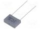 Kondenzátor  polyesterový  22nF  220VAC  630VDC  Rozteč  10mm  ±10%