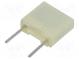Kondenzátor  polyesterový  220nF  40VAC  63VDC  Rozteč  5mm  ±10%