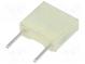 Kondenzátor  polyesterový  1nF  63VAC  100VDC  Rozteč  5mm  ±5%