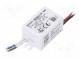 Napájecí zdroj  spínaný  LED  4W  3÷6VDC  700mA  90÷264VAC  IP65