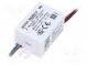 Napájecí zdroj  spínaný  LED  4W  12VDC  330mA  90÷264VAC  IP65