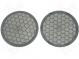 Reproduktorová mřížka  165mm  Seat,VW  šedá  2ks.