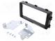 Rámeček pro autorádio  2 DIN  Mitsubishi  černá