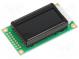 Zobrazovač  LCD  alfanumerický  VA Negative  8x2  LED  Znak 5,56mm