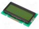 Zobrazovač  LCD  alfanumerický  STN Positive  12x2  zelená  LED