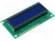 Zobrazovač  LCD  alfanumerický  STN Negative  16x2  modrá  LED