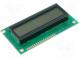 Zobrazovač  LCD  alfanumerický  FSTN Positive  16x2  šedá  LED