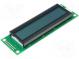 Zobrazovač  LCD  alfanumerický  STN Positive  20x2  šedá  LED