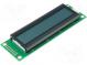 Zobrazovač  LCD  alfanumerický  STN Positive  20x2  šedá  LED