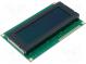 Zobrazovač  LCD  alfanumerický  FSTN Negative  20x4  tmavomodrá