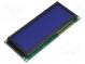 Zobrazovač  LCD  alfanumerický  STN Positive  20x4  modrá  LED