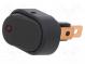 ROCKER  SPST  pol  2  OFF-ON  30A/12VDC  červená  LED  Těleso  černá
