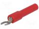 Adaptér  banánek 4mm zásuvka,vidlicový banánek  60VDC  36A  43mm
