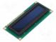 Zobrazovač  OLED  alfanumerický  16x1  Rozm  80x36x10mm  modrá