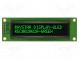 Zobrazovač  OLED  alfanumerický  20x2  Rozm  116x37x9,8mm  zelená
