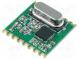 Module  RF  FM transceiver  FSK  868MHz  SPI  -121dBm  1.8÷3.6VDC