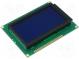 Zobrazovač  LCD  grafický  STN Negative  128x64  modrá  LED  PIN 20