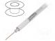 Vodič  koaxiální  RG6  1x75Ω  drát  CCS  PVC  bílá  305m