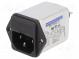 Konektor  napájecí AC  zásuvka  vidlice  4A  250VAC  IEC 60320