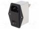 Konektor  napájecí AC  zásuvka  vidlice  2A  250VAC  IEC 60320