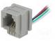 Zásuvka  RJ12  150mm  PIN  6  se zajištěním panel stop,s vodiči
