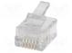 Zástrčka  RJ12  PIN  6  Uspořádání výv  6p6c  IDC,krimpovací