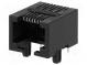 Zásuvka  RJ45  PIN  8  Uspořádání výv  8p8c  THT  úhlové 90°