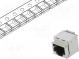 Zásuvka  RJ45  PIN  8  Kat  5  stíněný  Uspořádání výv  8p8c  SMT