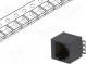 Zásuvka  RJ12  PIN  6  Kat  5  Uspořádání výv  6p6c  SMT  svislý