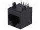Zásuvka  RJ45  PIN  8  Kat  5  Uspořádání výv  8p8c  THT  úhlový