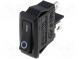 ROCKER  SPST  pol  2  OFF-ON  4A/250VAC  černá  není  50mΩ  UL94V-2