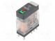 Relay  electromagnetic  DPDT  Ucoil  120VAC  5A  5A/250VAC  socket