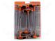 Kit  screwdrivers  Torx®  Kind of handle  T  6pcs.