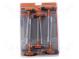 Kit  screwdrivers  6-angles socket  Kind of handle  T  6pcs.