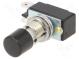 Switch  push-button  Pos  2  SPST  3A/125VAC  1.5A/250VDC  OFF-(ON)