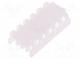 Protection cover  PIN  6  end connector,inline splice  2.54mm