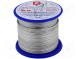 Postříbřený měděný drát  1,5mm  250g  Cu,postříbřené  15m