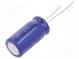 Kondenzátor  elektrolytický  THT  2,2mF  25VDC  Ø12,5x25mm  ±20%
