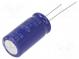 Kondenzátor  elektrolytický  THT  1mF  50VDC  Ø12,5x25mm  ±20%