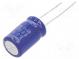 Kondenzátor  elektrolytický  THT  680uF  50VDC  Ø12,5x20mm  ±20%