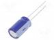Kondenzátor  elektrolytický  THT  220uF  63VDC  Ø10x16mm  ±20%