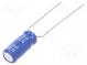 Kondenzátor  elektrolytický  THT  47uF  35VDC  Ø5x11mm  ±20%  2000h