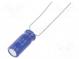 Kondenzátor  elektrolytický  THT  2,2uF  100VDC  Ø5x11mm  ±20%
