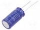 Kondenzátor  elektrolytický  THT  330uF  100VDC  Ø12,5x25mm  ±20%