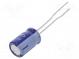 Kondenzátor  elektrolytický  THT  1uF  450VDC  Ø8x11,5mm  ±20%